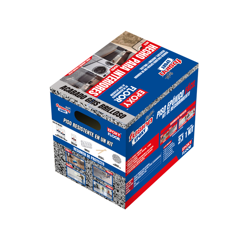 Caja del Kit de Piso Epóxico Fácil Epoxy Floor, recubrimiento epóxico para pisos