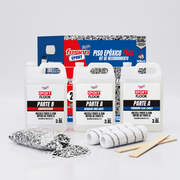 Kit de Piso Epóxico Fácil Epoxy Floor, recubrimiento epóxico de piso completo listo para aplicar